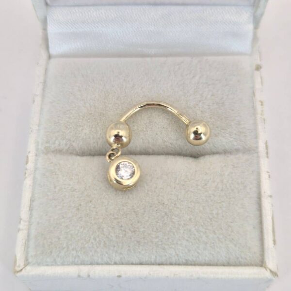 Zlatý piercing VN676