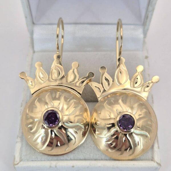 Zlaté náušnice VN678