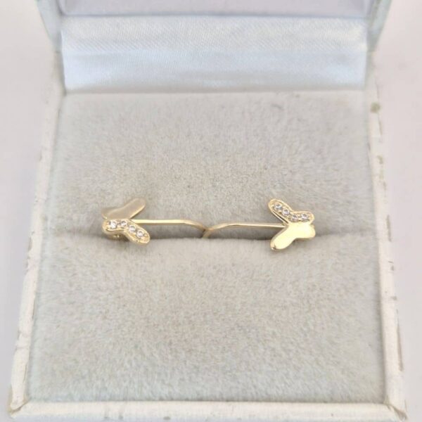 Zlaté náušnice VN726